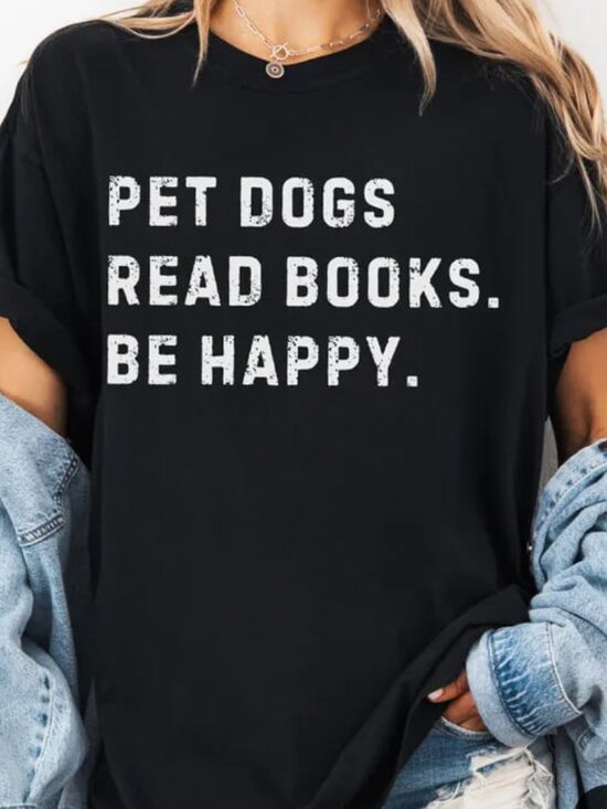 Tops - Book Shirt, Book Lover Gift, Book And Dog Lover Shirt